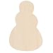Factory Direct Craft Group of 24 Unfinished Wooden Snowman Cutouts for Embellishing and Creating