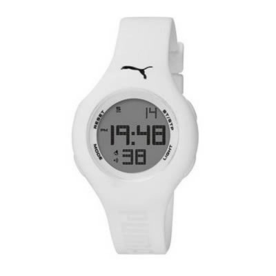 PUMA Women's PU910912006 Loop Small Digital White Watch