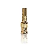 Gold-plated F Connector to BNC Jack