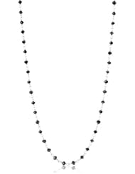 Sethi Couture Black Diamond 16" Wire Wrap Chain