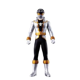  Sentai Heroes Series 06 Gokai Silver Ranger Figure