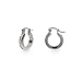Eve's Addiction Mens CZ Hoop Earrings