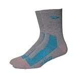 DeFeet Blaze Grey/Blue Coolmax Hiking/Running/Cycling Socks