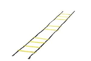 Mitre - Escalera de agilidad (juego de ejercicio y psicomotricidad), color amarillo amarillo Talla:4 m