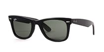 Ray Ban Original Wayfarer (RB2140) Black/Crystal Green G15 Sunglasses (RB2140-901-50-22-150)