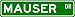 MAUSER Street Sign ~ Personalized Family Lastname Novelty Sign ~ Gameroom, Basement, ...