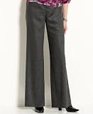 AK Anne Klein Tweed Wide-Leg Pants