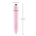 Multi-Speed Mini Electric Massager, Sekmet Waterproof 10-Frequency Portable Bullet Massager (Pink)