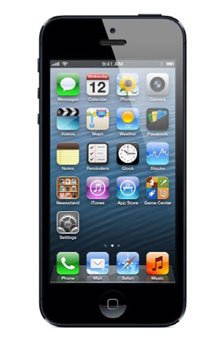 iPhone5 64 GB Slate Black locked to (Rogers/Fido/Chat-r) Model: MD643C/A