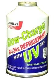 R134a REFRIGERANT W/UV DYE -- 12 oz.
