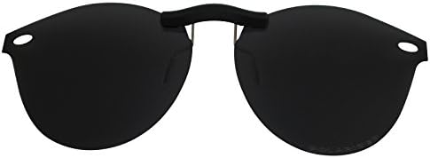 Ray-Ban RB2180V (47 mm) 47-21-145 Custom Polarized Clip On Sunglasses 47x21 (Black)