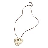 (ベースコントロール)BASE CONTROL heart wood necklace Stations of the Heart