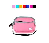 GPS Carrying Case for 4.3 inch Garmin Nuvi 1300 1350 1390 TomTom GO 630 730 740 2405TM XL 325S Magellan Roadmate 2035 1424 4350 Portable GPS Navigator (Baby Pink)