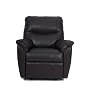 Chicago Chair Company Leather Rocker Recliner, Dark Brown