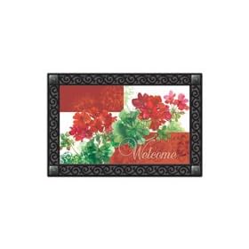  Mailwraps Geranium Welcome MatMate