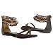 Report Women's Cyan Anklet Thong Sandal