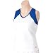 balle de Match Racer-Yip Women's Tennis Tank Top - White/Royal - W06305-WRY