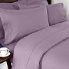 Solid Lilac 300 Thread Count Olympic Queen size Sheet Set 100 % Egyptian Cotton 4pc Bed Sheet set (Deep Pocket) By sheetsnthings