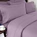 Solid Lilac 300 Thread Count Olympic Queen size Sheet Set 100 % Egyptian Cotton 4pc Bed Sheet set (Deep Pocket) By sheetsnthings