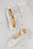 KAMARA Kids Special Occasion WHITE BALLET Girl Shoes 13