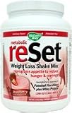Nature's Way Metabolic Reset Hunger Control Weight Loss Shake Strawberry Flavor 1.4 lbs