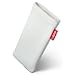 fitBAG Beat Wei� Handytasche Tasche aus Echtleder Nappa mit Microfaserinnenfutter f�r HTC One X