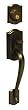 Schlage F358CAM613 Camelot Exterior Handleset with Deadbolt, Oil Rubbed Bronze
