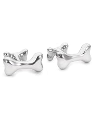 ROTENIER "Novelty" Sterling Silver Dog Bones Cufflinks