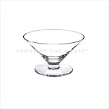 Front Of The House AMA005CLG21 Sampler Wide Martini or Gelato Glass (Set of 4)