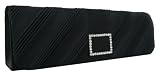 Produkt-Bild: Satin Abendtasche Clutch, schwarz