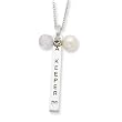 Sterling Silver I Am A Keeper Sentimental Expressions Necklace