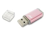 PQI 8GB U273 USB Flash Drive. High Speed, Metallic Housing, Small and easy to carry, Software for Password Protection and Life Time Warranty. (Color: Pink)