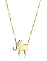 Zoe Chicco "Symbols" 14k Elephant Necklace
