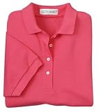NEW Outer Banks - Ladies Pique Knit Sport Shirt Mango-2XL