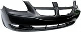 01-04 DODGE GRAND CARAVAN FRONT BUMPER COVER VAN, Raw, w/o Fog Lamp Hole, EX / SE EL Sport Model (2001 01 2002 02 2003 03 2004 04) D010303 5018609AA