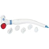 Clatronic - Msi 2556 - Lampes Infrarouges - Multifonction - 6 Accessoires de Massage - Tete de Massage Rotative a 180  - Poignee Longue Antiderapante -