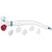 Clatronic - Msi 2556 - Lampes Infrarouges - Multifonction - 6 Accessoires de Massage - T�te de Massage Rotative � 180 - Poign�e Longue Antid�rapante -