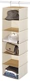 Whitmor 6276-94-W Bamboo and Canvas Storage Accessory Shelves