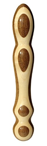Holzdildo Sadalsuud in Ahorn/Nuss, lackiert