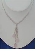 GEMSTONES NECKLACES, SILVER, QUARTZ ,JP616 by World of Watches and Gems