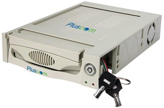3.5 Internal IDE Mobile Rack Hard drive HDD Caddy with 2 Fans and Key Lock MAC Linux