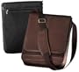 Andrew Philips Leather Metro Vertical Laptop Briefcase Blac