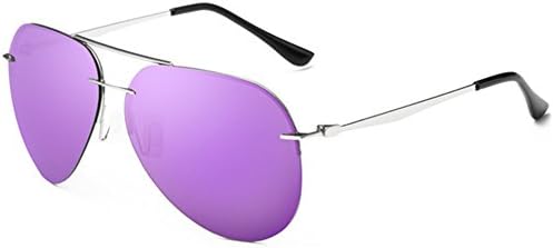 Syka Premium Colorful Reflective Mirror Lens Metal Frame Aviator Sunglasses(C2)