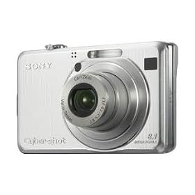 Sony Cyber-shot DSC-W100 Digital Camera - Silver (8.1MP, 3x Optical Zoom) 2.5" LCD