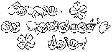 Happy St. Patrick's Day Rubber Stamp