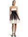 Betsey Johnson Women's Strapless Dress, Cream, 12