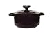 Dexam Chasseur Cast Iron Round Aubergine Casserole, 18cm