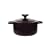 Dexam Chasseur Cast Iron Round Aubergine Casserole, 18cm