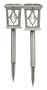 Northern International Solar Square Diamond Design Led Garden Light (GL23541SP2)