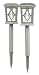 : Northern International Solar Square Diamond Design Led Garden Light (GL23541SP2)